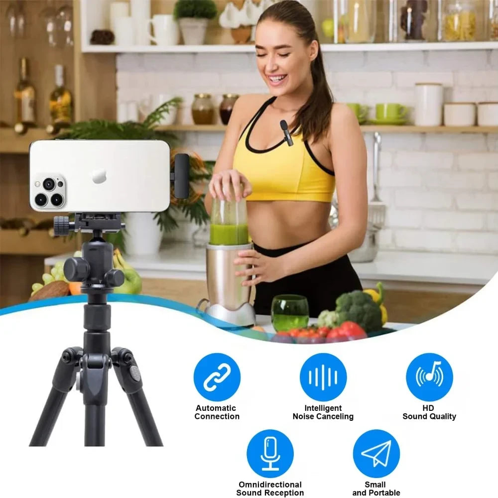 Wireless Clip-on Lavalier Microphones