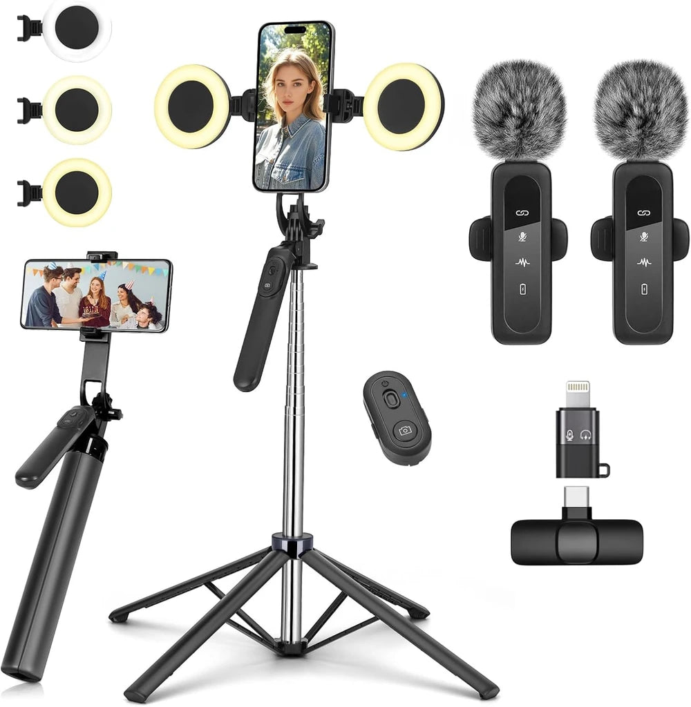 Vlogging Tripod Content Creator Kit